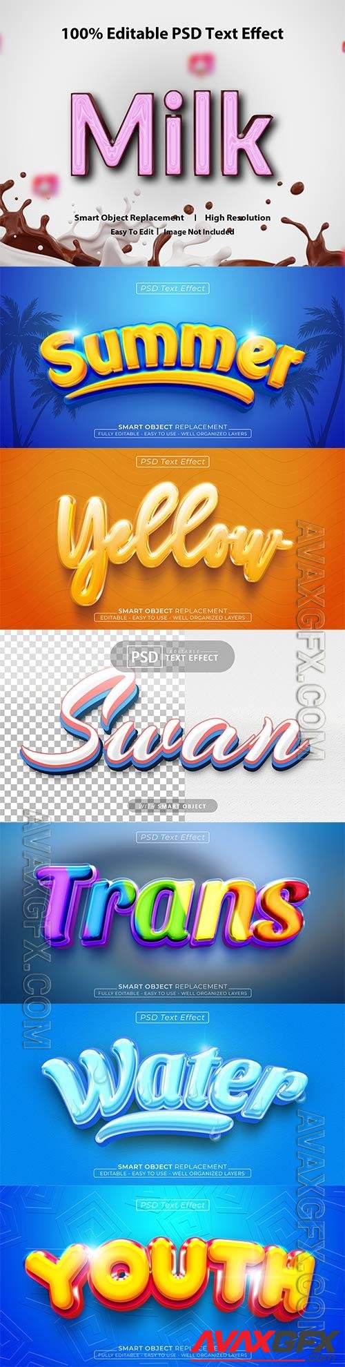 Psd text effect set vol 507