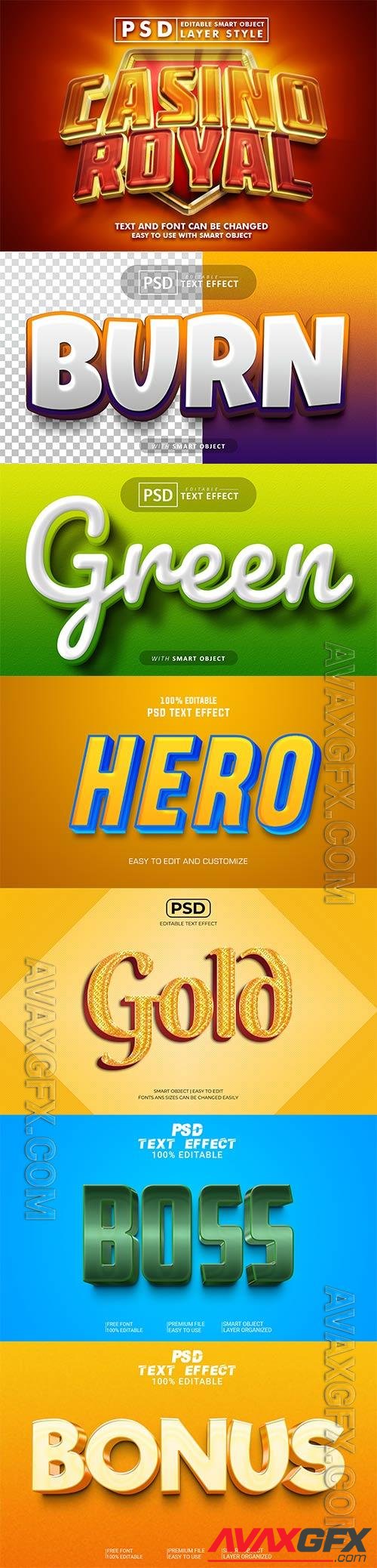 Psd text effect set vol 504