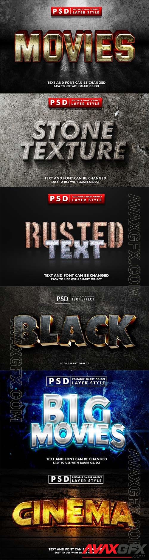 Psd text effect set vol 499