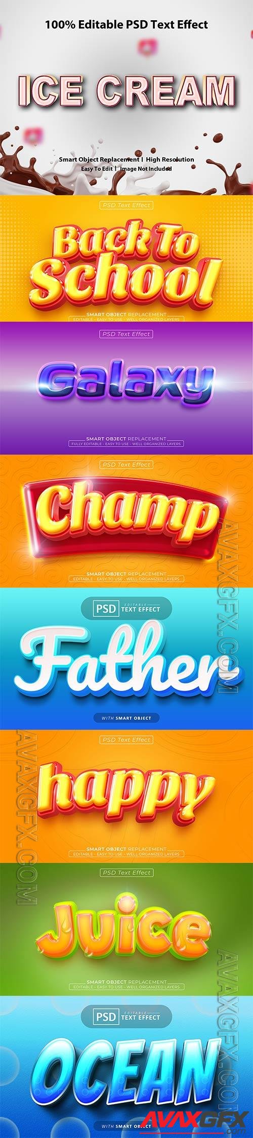 Psd text effect set vol 505