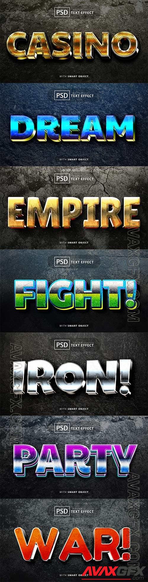 Psd text effect set vol 500