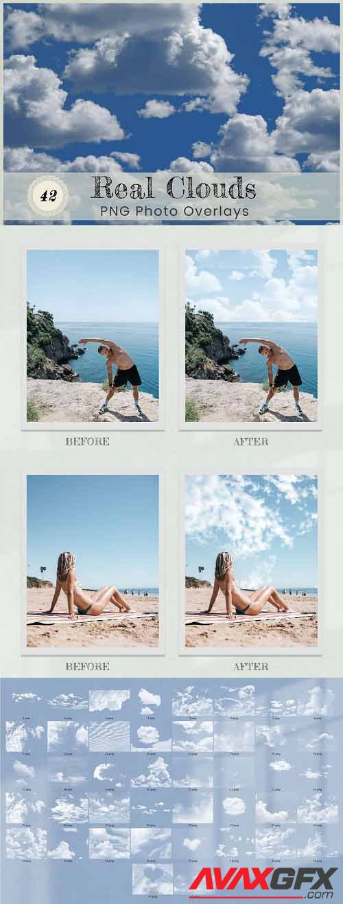 Real Cloud Overlay Photoshop Effects - 7135782