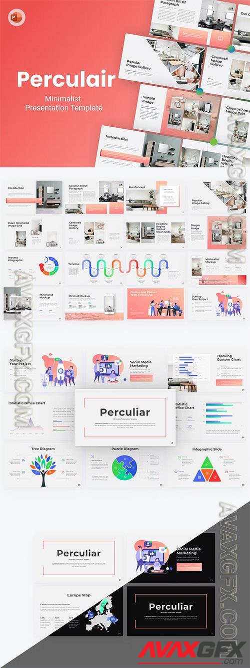 Peculair Minimalist PowerPoint Template