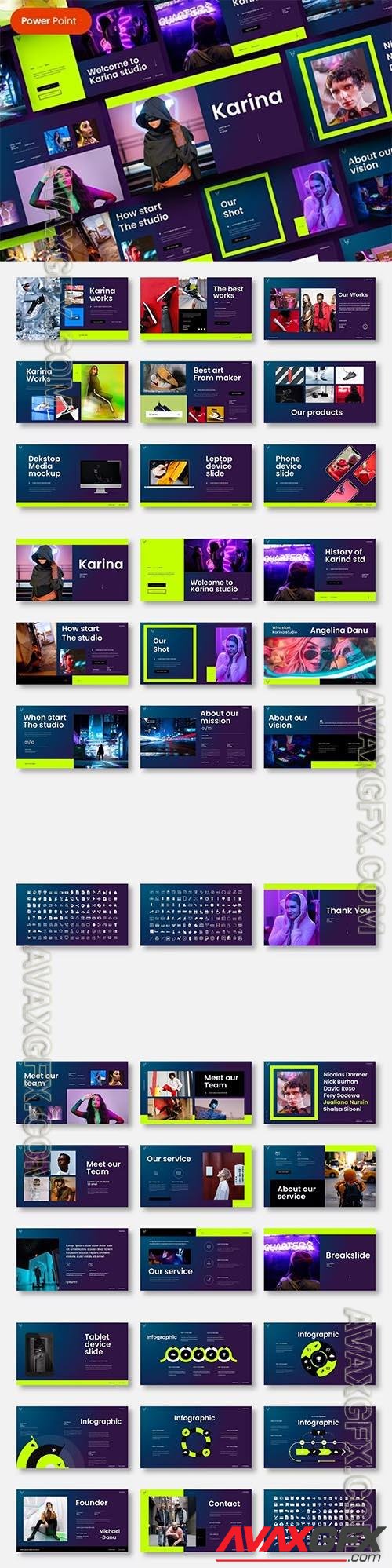 Karina - Business PowerPoint Template