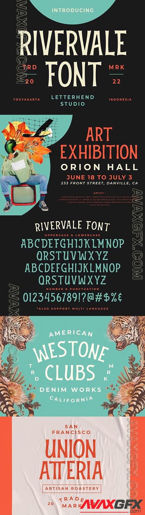 Rivervale Font 4SA2KNN