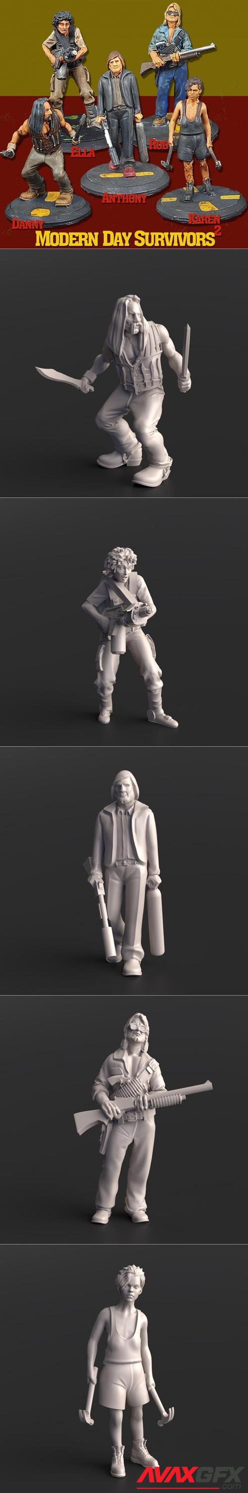Modern Day Survivor Series 02 – 3D Print