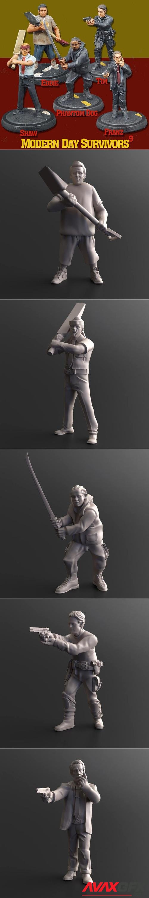 Modern Day Survivors Series 09 – 3D Print