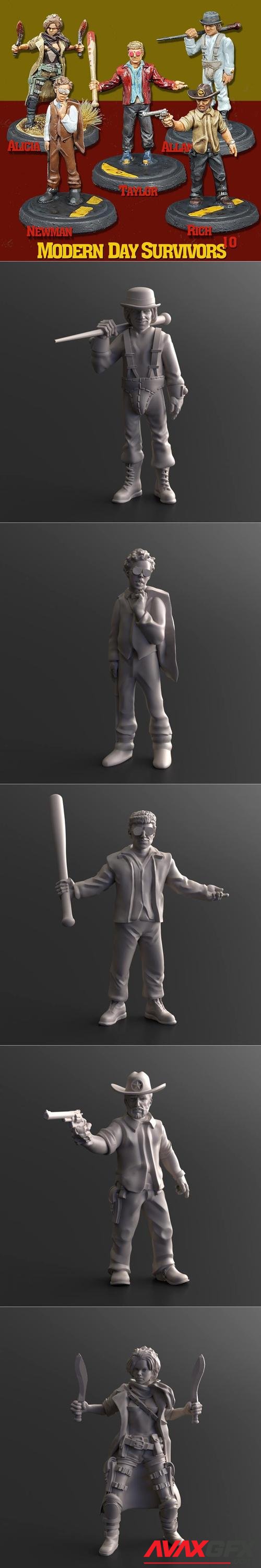 Modern Day Survivors Series 10 – 3D Print