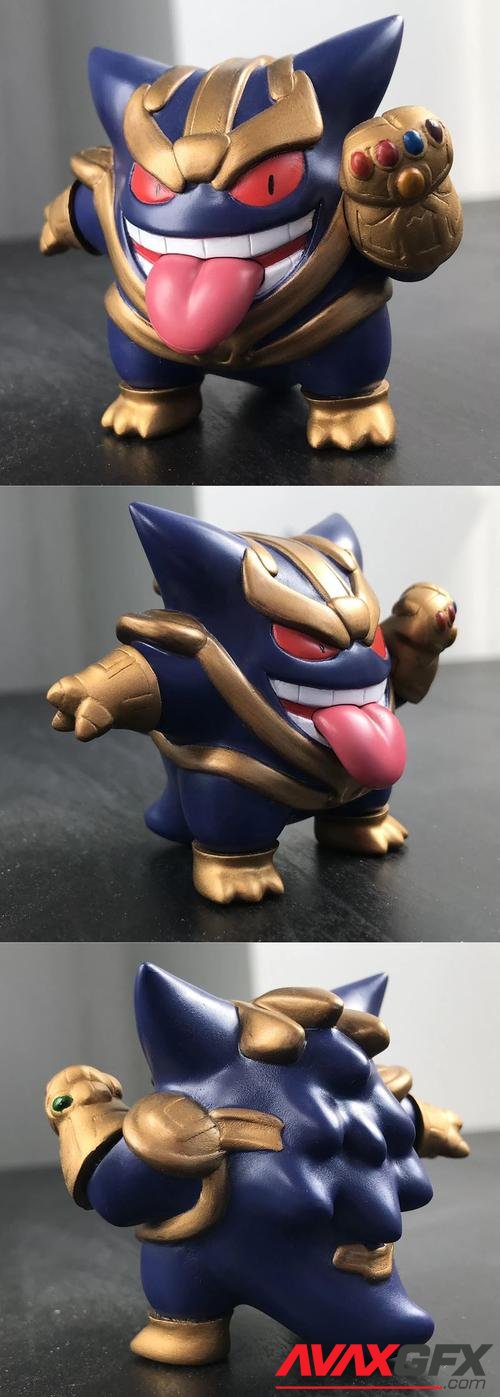 Thangar (Thanos Gengar) – 3D Print