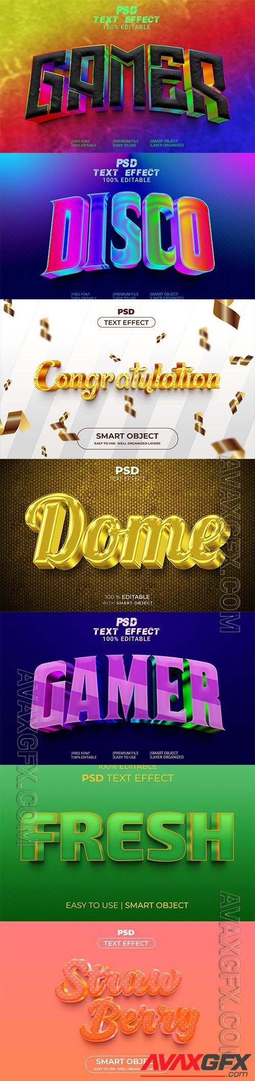 Psd text effect set vol 521