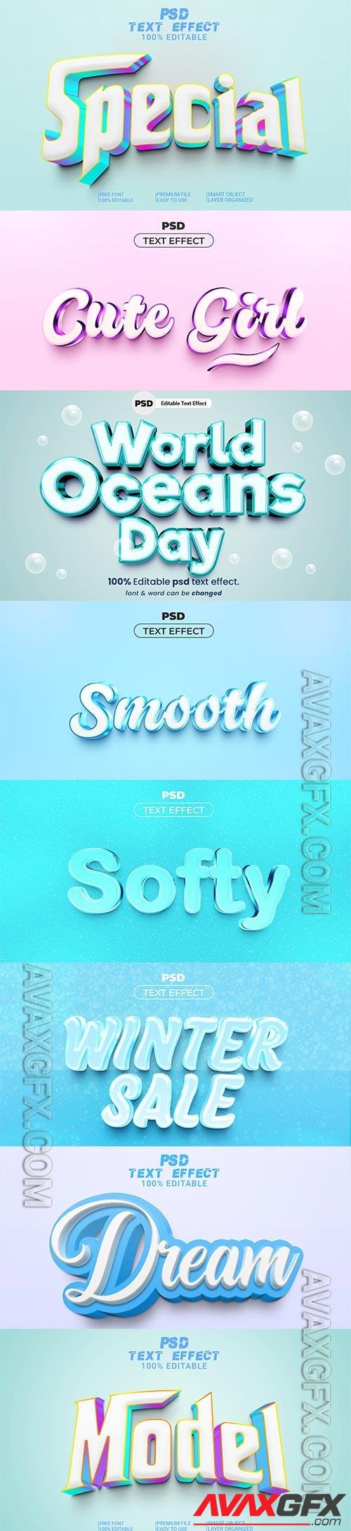 Psd text effect set vol 520