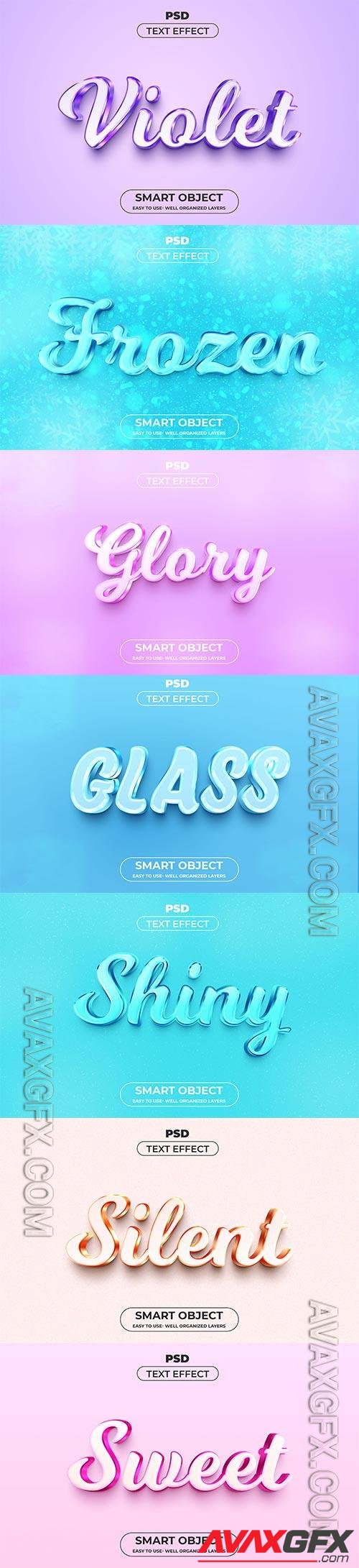 Psd text effect set vol 519