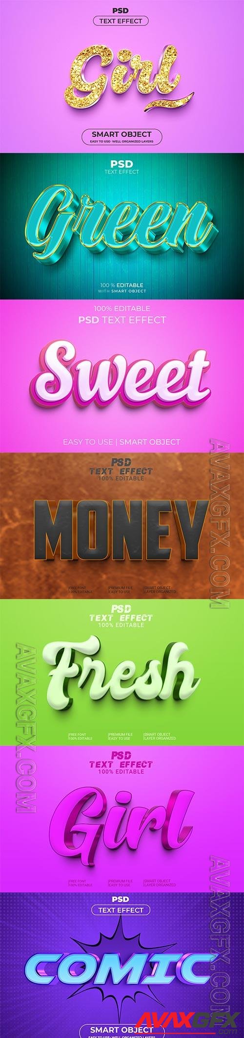 Psd text effect set vol 516