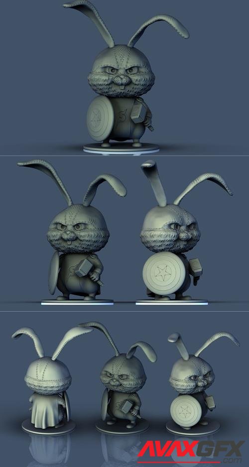 Super rabbit – 3D Print