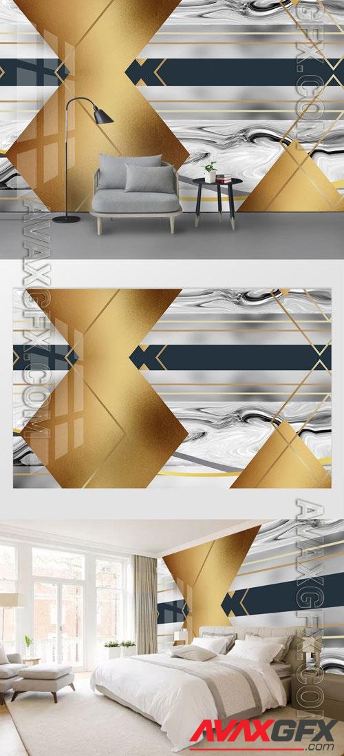 Geometric marble tile lines background wall vol 8