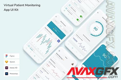 Virtual Patient Monitoring App UI Kit