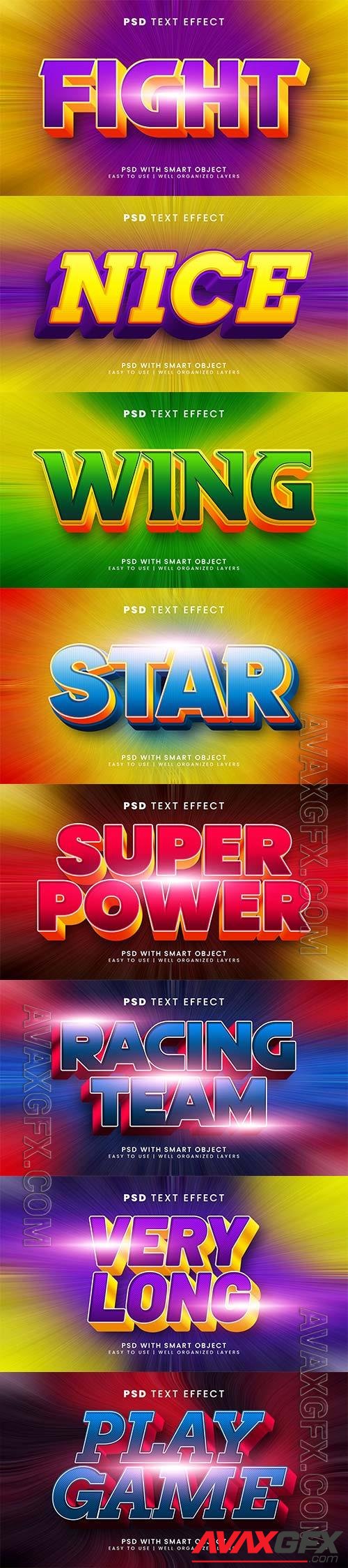 Psd text effect set vol 532