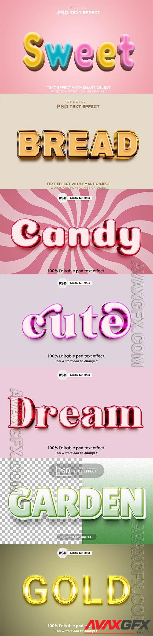 Psd text effect set vol 526