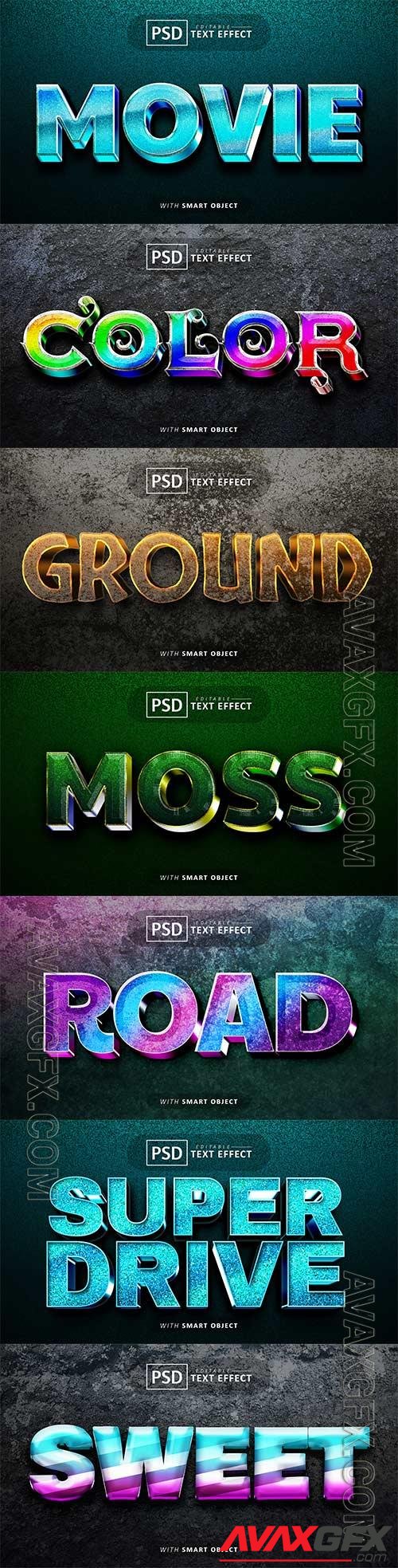 Psd text effect set vol 522