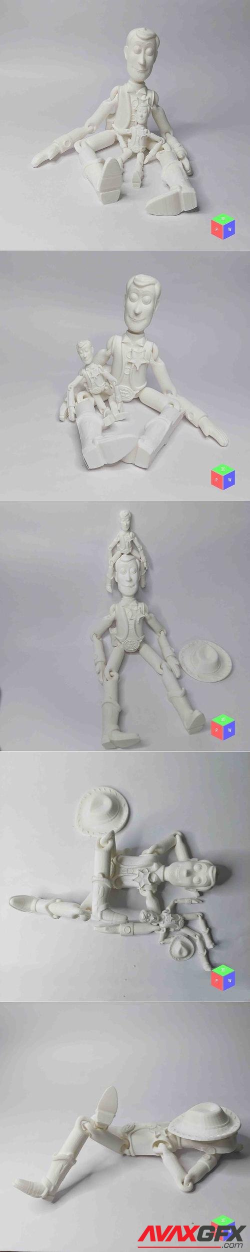 Toy Story Articulated Woody – 3D Print