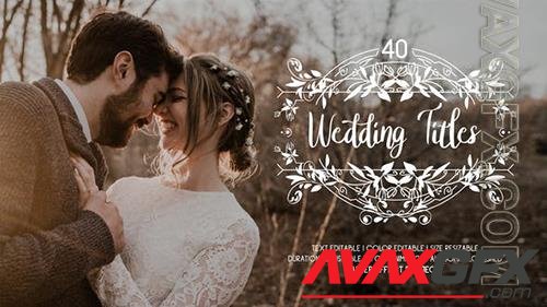 40 Flourish Wedding Titles | After Effects 37182008
