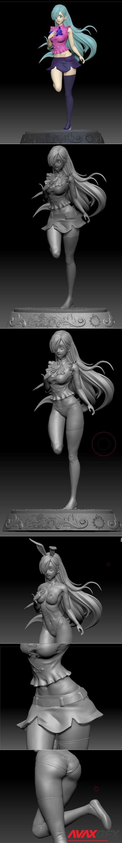 Elizabeth Liones (Seven Deadly Sins) – 3D Print