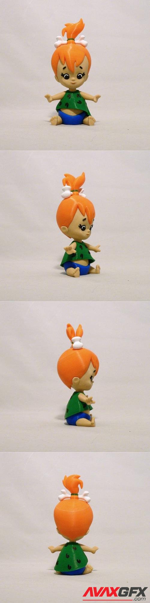 Pebbles Flintstone – 3D Print