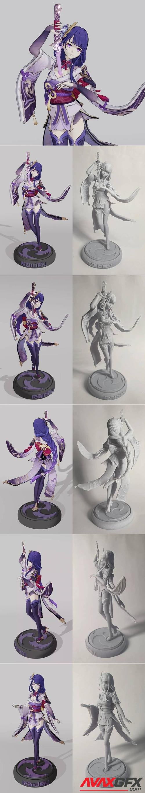 Raiden Shogun - Baal Genshin Impact – 3D Print