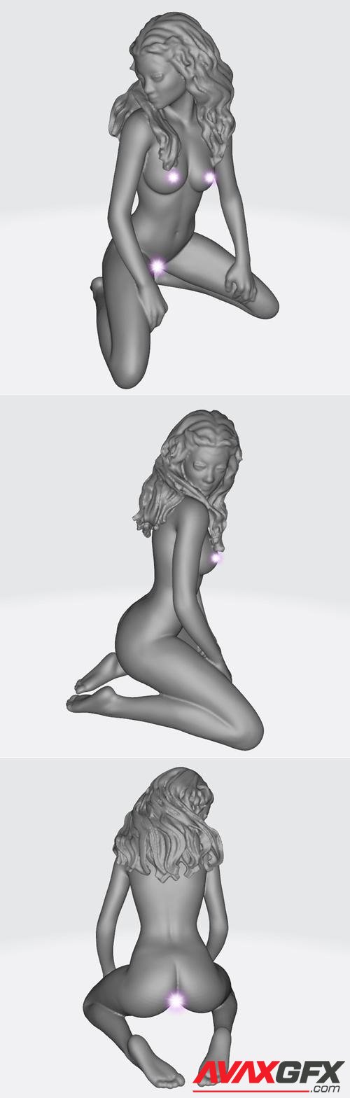 Beautiful girl Temptation – 3D Print