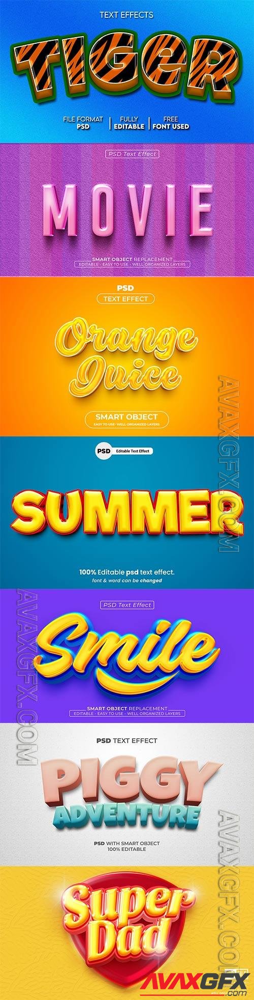 Psd text effect set vol 548