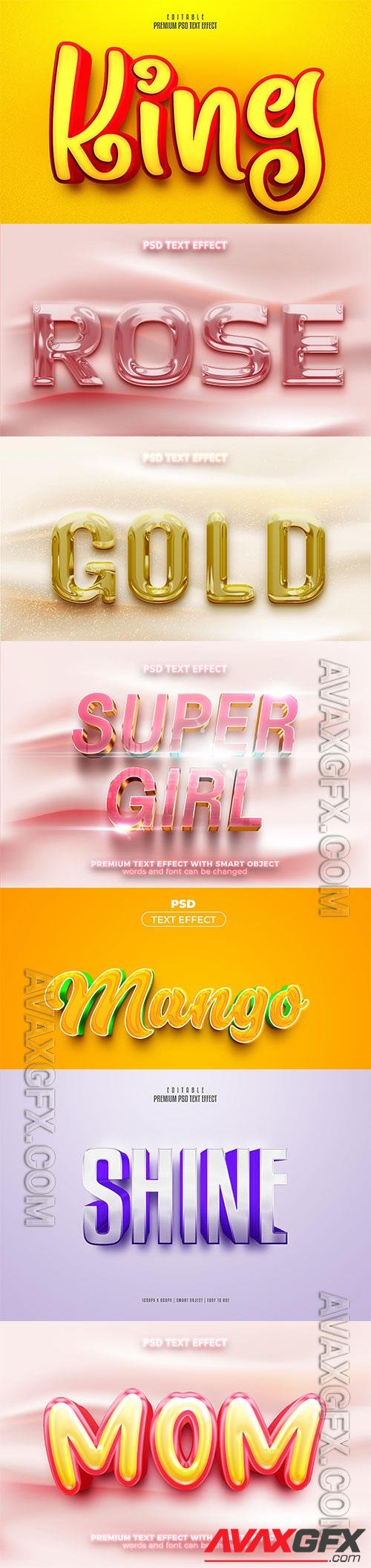 Psd text effect set vol 547