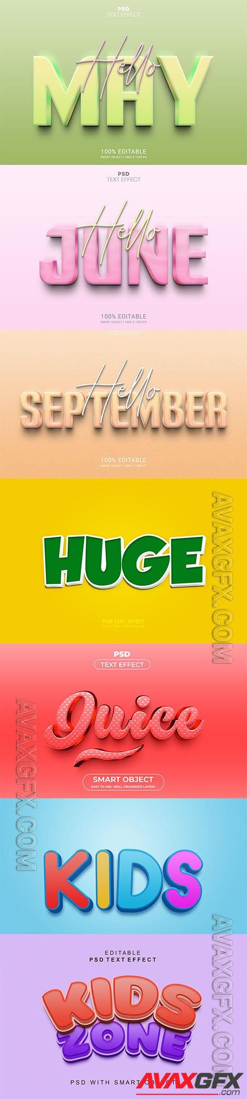 Psd text effect set vol 542