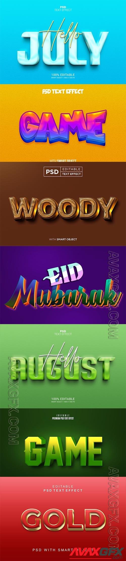 Psd text effect set vol 541