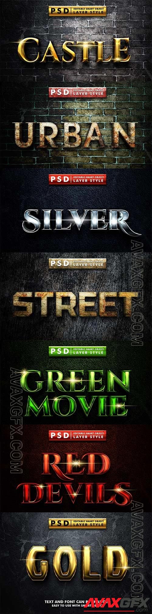 Psd text effect set vol 535