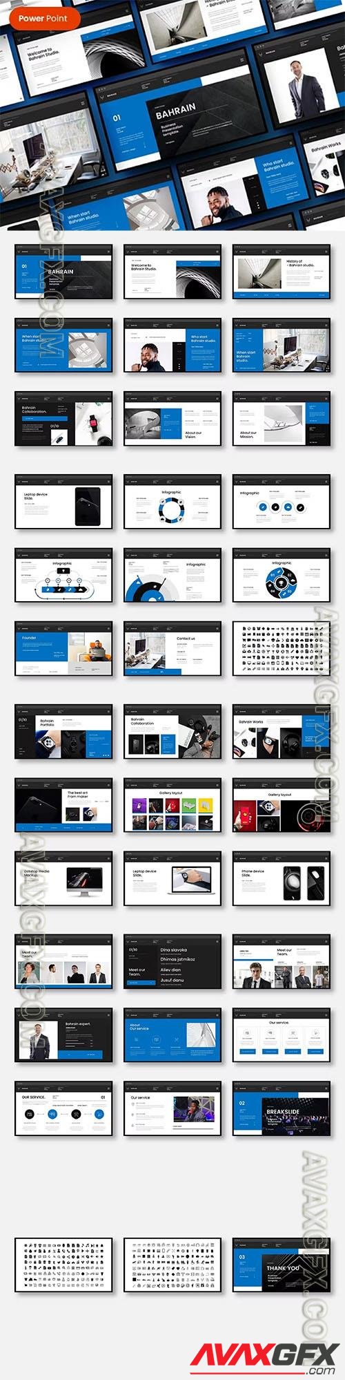 Bahrain – Business PowerPoint Template