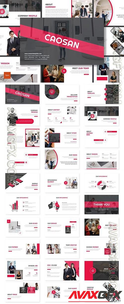 Caosan - Business Powerpoint, Keynote and Google Slides Template