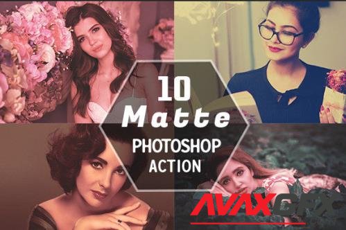 10 Matte Photoshop Action