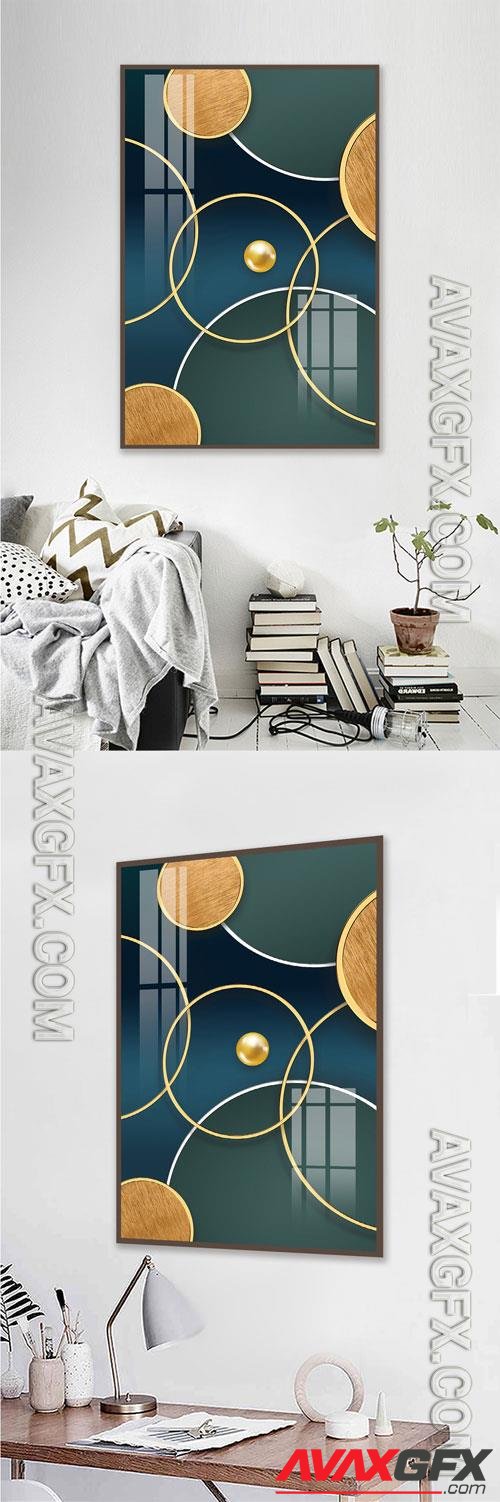 Geometric texture modern abstract decorative painting