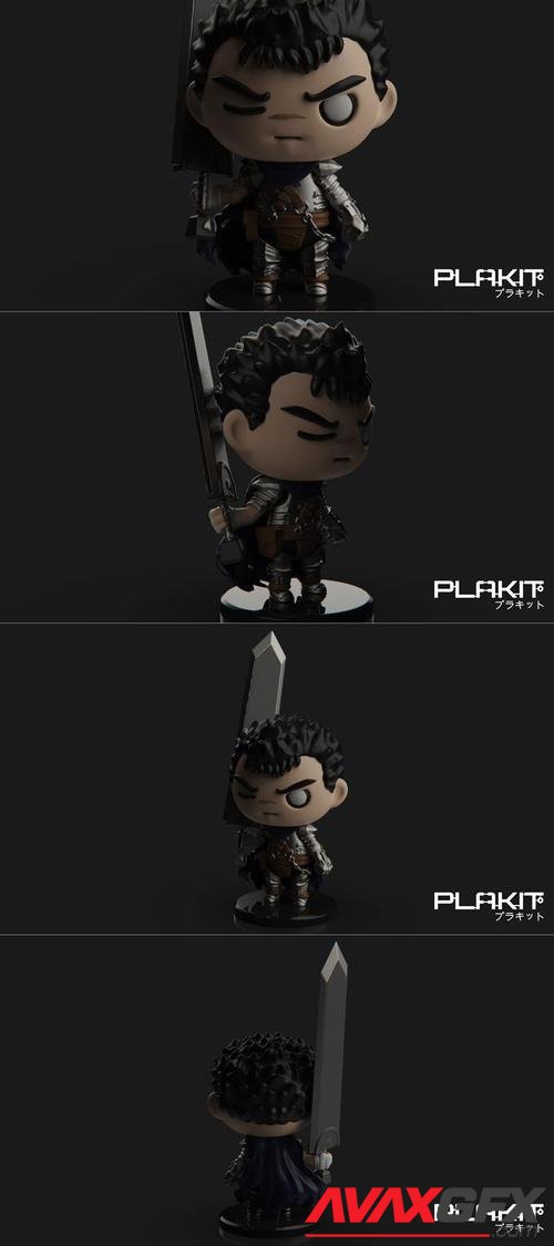 PlaKit Berserk Guts – 3D Print