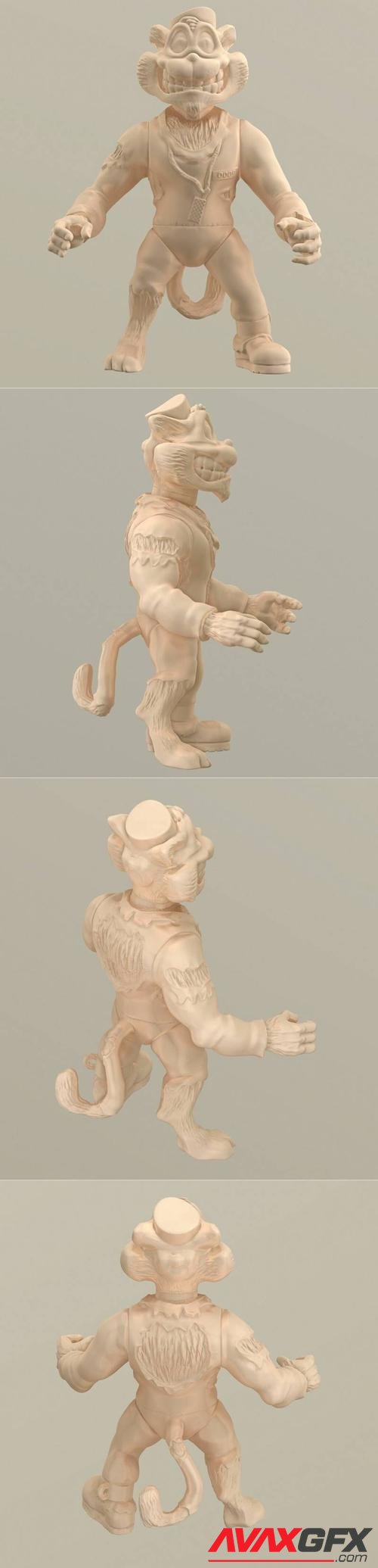 Scratch the Cat TMNT – 3D Print