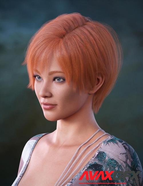 Hong Hair for Genesis 8.1 Female