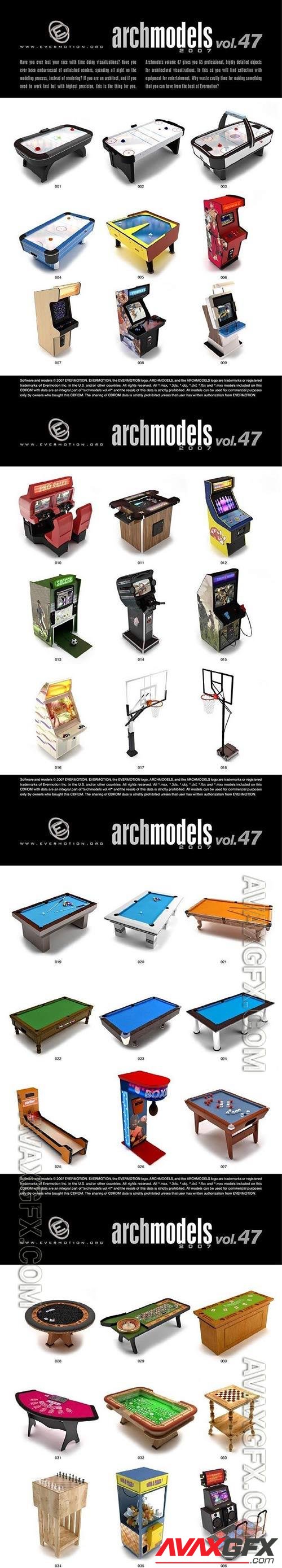3D Models Evermotion Archmodels v 047