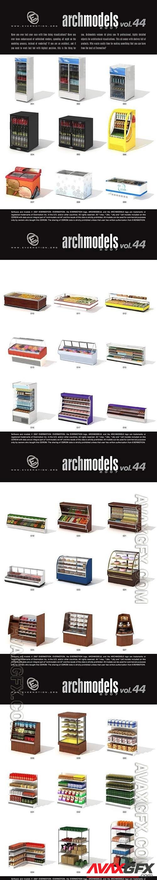 3D Models Evermotion Archmodels v 044