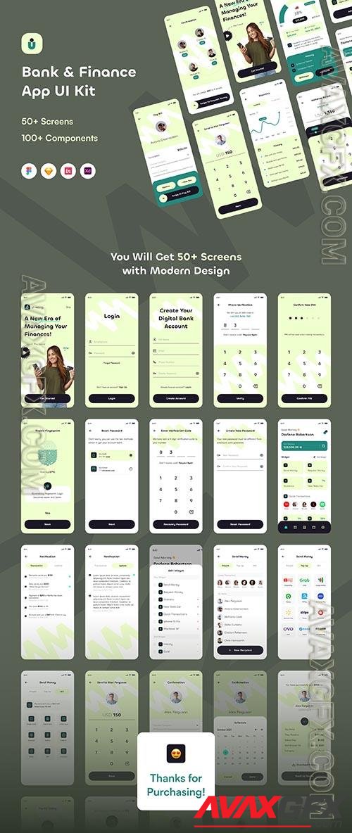 Uwang - Bank & Finance Apps UI KIT - UI8