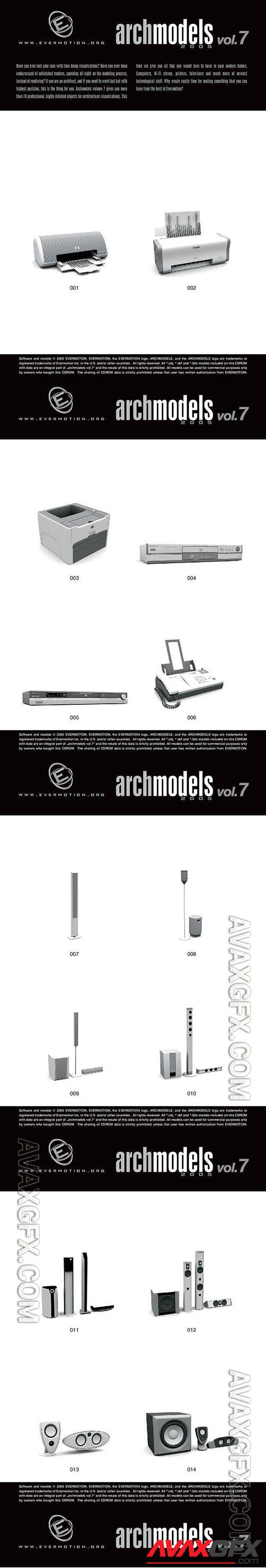 3D Models Evermotion Archmodels v 007