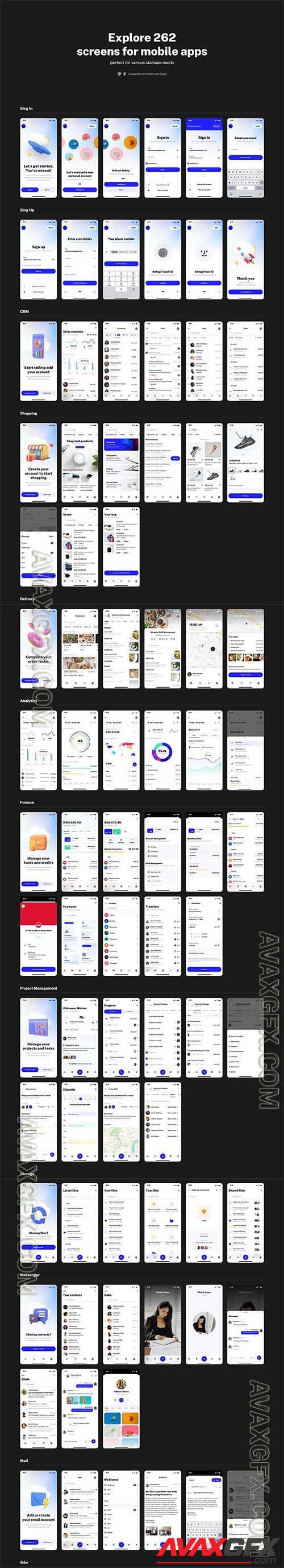 Droid - Multipurpose UI Kit for Mobile Apps