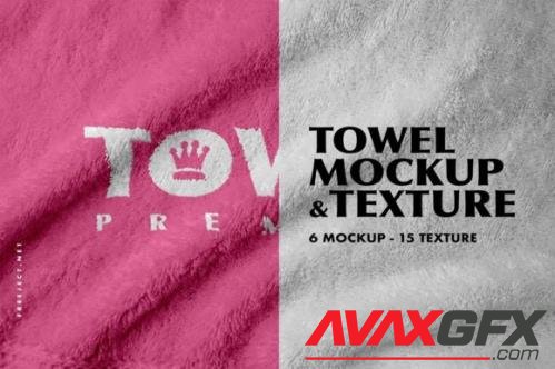 Towel Mockup & Texture Template - 4551727