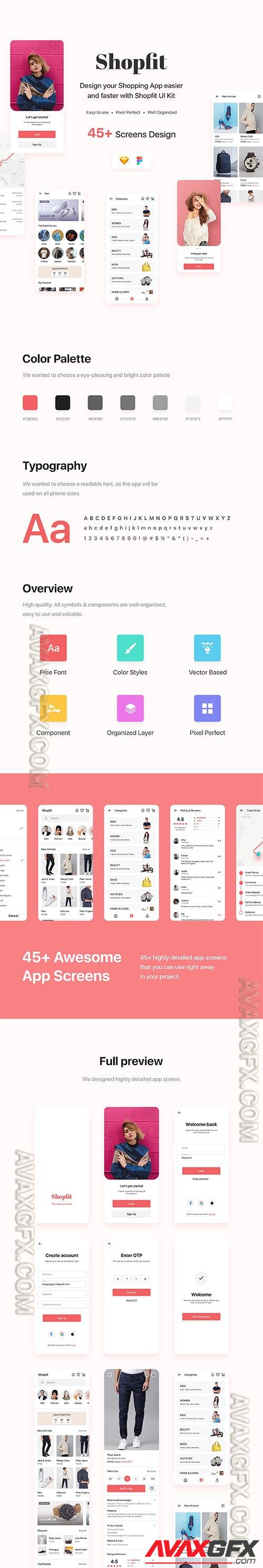 Shopfit - Shopping App UI Kit