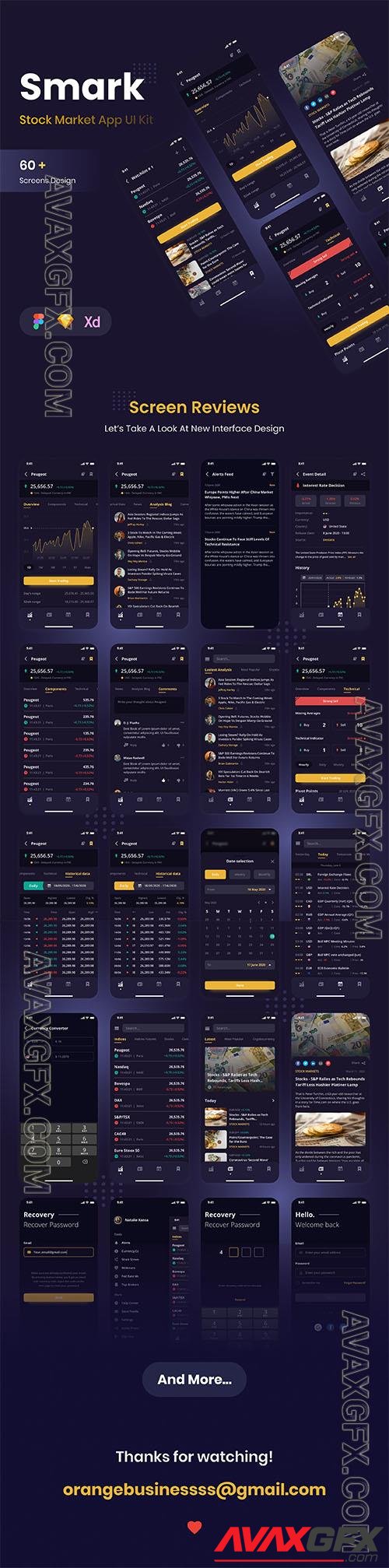 Smark - Stock Market App UI Kit