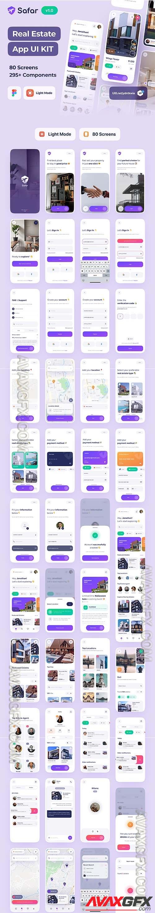 Safar - Real Estate App UI Kit